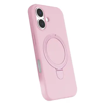 İphone 16 Regal Magsafe Standlı Kapak - Açık Pembe
