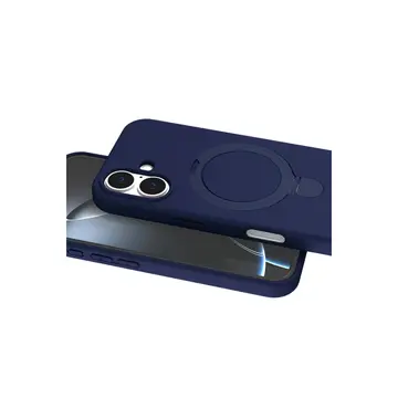 İphone 16 Regal Magsafe Standlı Kapak - Lacivert