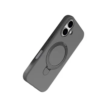 İphone 16 Regal Magsafe Standlı Kapak - Titan Gri