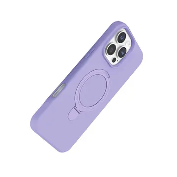 İphone 16 Pro Regal Magsafe Standlı Kapak - Lila