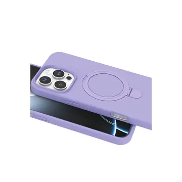 İphone 16 Pro Regal Magsafe Standlı Kapak - Lila
