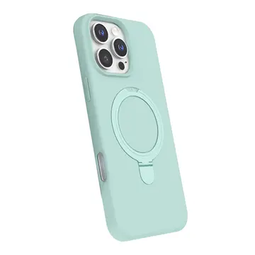 İphone 16 Pro Regal Magsafe Standlı Kapak - Su Yeşili