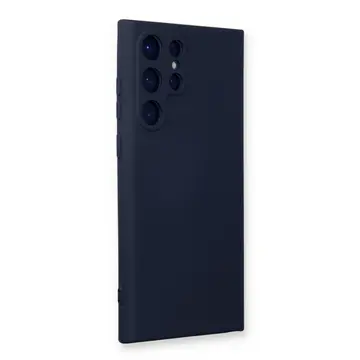 Samsung Galaxy S24 Ultra Kılıf Nano İçi Kadife Silikon - Lacivert