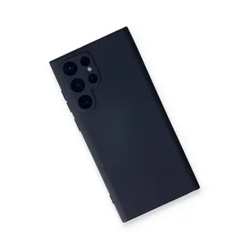 Samsung Galaxy S24 Ultra Kılıf Nano İçi Kadife Silikon - Lacivert