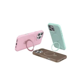 İphone 16 Pro Max Regal Magsafe Standlı Kapak - Lacivert