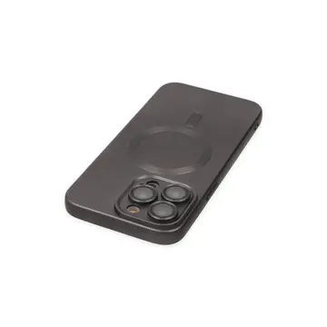 İphone 13 Pro Kılıf Moshi Lens Magneticsafe Silikon - Füme
