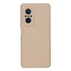 Newface Huawei Nova 9 Se Kılıf Nano İçi Kadife Silikon - Pudra