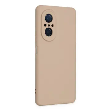 Newface Huawei Nova 9 Se Kılıf Nano İçi Kadife Silikon - Pudra