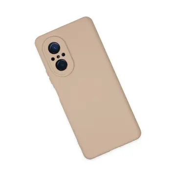 Newface Huawei Nova 9 Se Kılıf Nano İçi Kadife Silikon - Pudra
