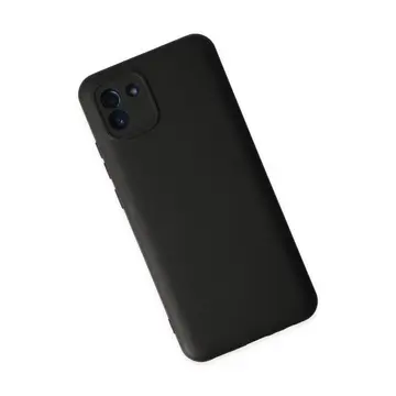 Newface Samsung Galaxy A03 Kılıf Nano İçi Kadife Silikon - Siyah
