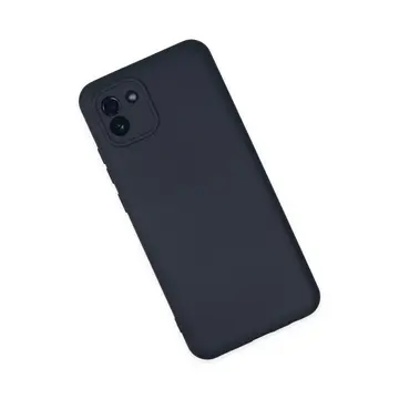 Newface Samsung Galaxy A03 Kılıf Nano İçi Kadife Silikon - Lacivert