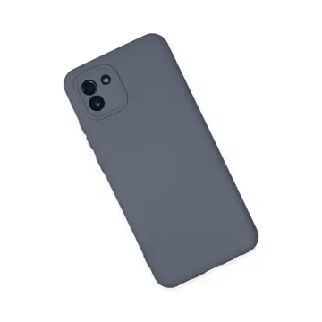 Newface Samsung Galaxy A03 Kılıf Nano İçi Kadife Silikon - Gri
