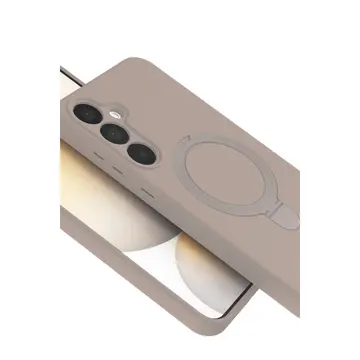Samsung Galaxy A35 5g Regal Magsafe Standlı Kapak - Çöl Titanyum