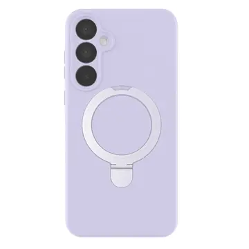 Samsung Galaxy A55 5g Regal Magsafe Standlı Kapak - Lila