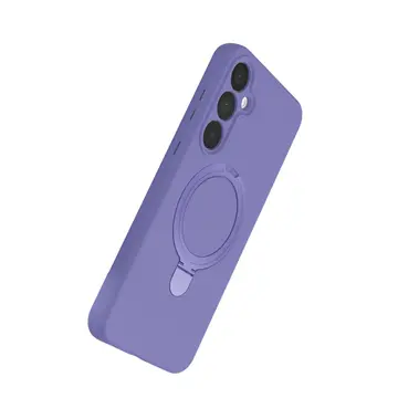 Samsung Galaxy A55 5g Regal Magsafe Standlı Kapak - Lila