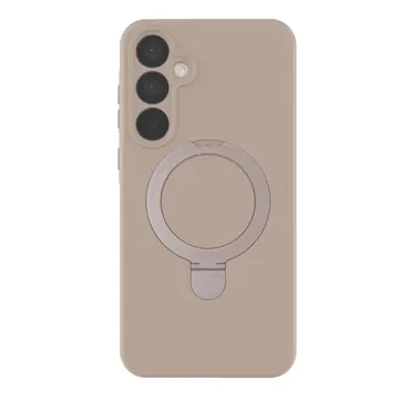Samsung Galaxy A55 5g Regal Magsafe Standlı Kapak - Çöl Titanyum