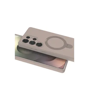 Samsung Galaxy S24 Ultra Regal Magsafe Standlı Kapak - Çöl Titanyum