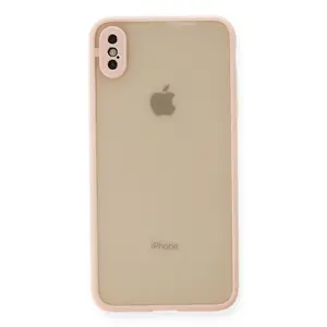 İphone Xs Max Kılıf Montreal Silikon Kapak - Pembe
