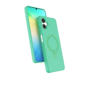 Samsung Galaxy A06 Regal Magsafe Standlı Kapak - Yeşil