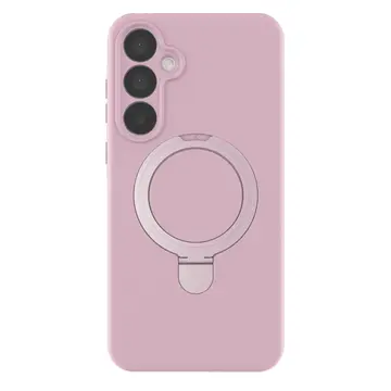 Samsung Galaxy A16 5g Regal Magsafe Standlı Kapak - Açık Pembe
