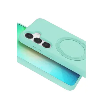 Samsung Galaxy S25 Regal Magsafe Standlı Kapak - Su Yeşili