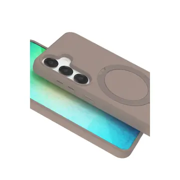 Samsung Galaxy S25 Regal Magsafe Standlı Kapak - Çöl Titanyum