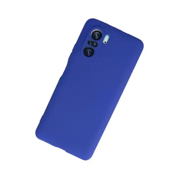 Xiaomi Poco F3 Kılıf First Silikon - Lacivert