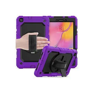 Newface Samsung Galaxy T290 Tab A 8 Kılıf Pars Tablet Kapak - Mor