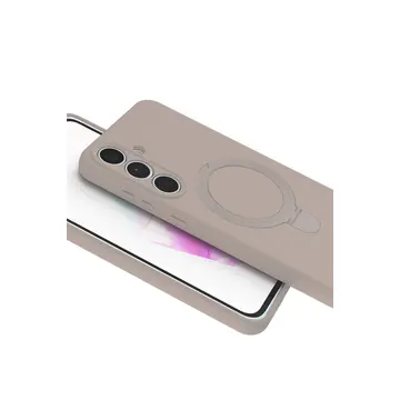 Samsung Galaxy S25 Fe Regal Magsafe Standlı Kapak - Çöl Titanyum