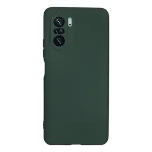 Xiaomi Poco F3 Kılıf Nano İçi Kadife Silikon - Koyu Yeşil