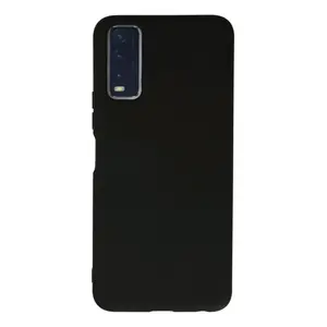 Vivo Y11s Kılıf Nano İçi Kadife Silikon - Siyah