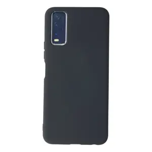 Vivo Y11s Kılıf Nano İçi Kadife Silikon - Gri