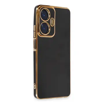 Newface Realme C55 Kılıf Volet Silikon - Siyah