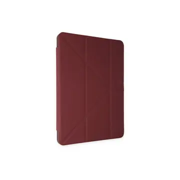 Newface Apple İpad 9.7 (2018) Kılıf Kalemlikli Mars Tablet Kılıfı - Mürdüm