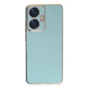 Newface Realme C55 Kılıf Volet Silikon - Açık Yeşil