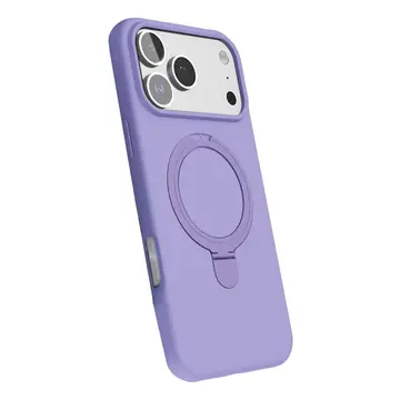 İphone 17 Pro Max Regal Magsafe Standlı Kapak - Lila