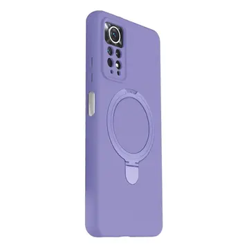 Xiaomi Redmi Note 12 Pro 4g Regal Magsafe Standlı Kapak - Lila