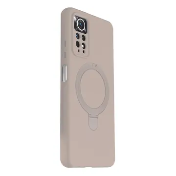 Xiaomi Redmi Note 12 Pro 4g Regal Magsafe Standlı Kapak - Çöl Titanyum