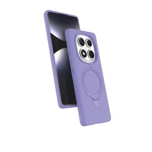 Xiaomi Redmi Note 14 Pro 4g Regal Magsafe Standlı Kapak - Lila