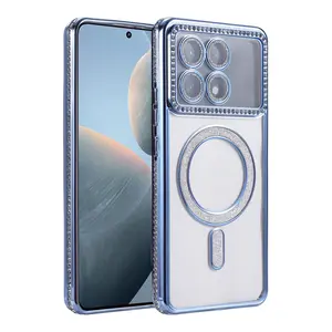 Xiaomi Poco X6 Pro Joke Simli Magneticsafe Kılıf - Mavi