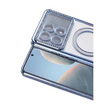 Xiaomi Poco X6 Pro Joke Simli Magneticsafe Kılıf - Mavi