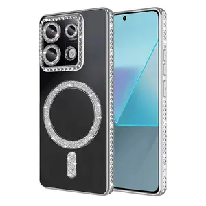 Xiaomi Redmi 13c Joke Simli Magneticsafe Kılıf - Gümüş