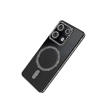 Xiaomi Redmi 13c Joke Simli Magneticsafe Kılıf - Siyah
