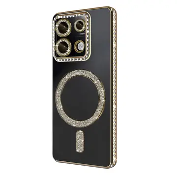Xiaomi Redmi Note 13 Pro 4g Joke Simli Magneticsafe Kılıf - Gold