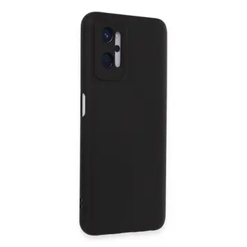 Realme 9i 4g Kılıf Nano İçi Kadife Silikon - Siyah