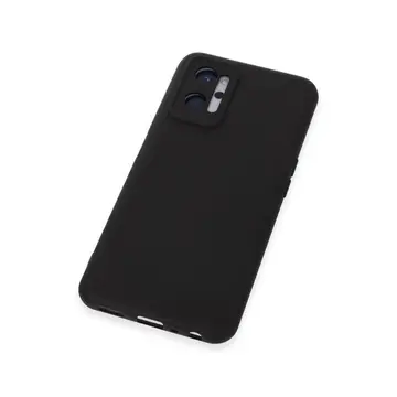 Realme 9i 4g Kılıf Nano İçi Kadife Silikon - Siyah