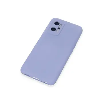 Realme 9i 4g Kılıf Nano İçi Kadife Silikon - Lila
