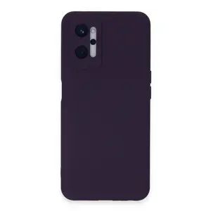 Realme 9i 4g Kılıf Nano İçi Kadife Silikon - Mor