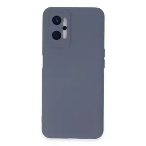 Realme 9i 4g Kılıf Nano İçi Kadife Silikon - Gri