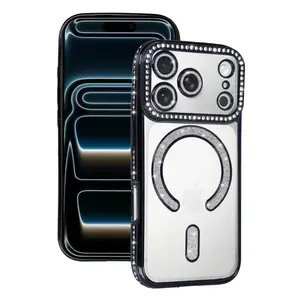 İphone 17 Pro Joke Simli Magneticsafe Kılıf - Siyah